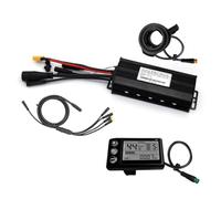 Ujjdwiurgh Three Mode Ebike Sine Wave Controller 24V/36V/48V with S866 LCD Display Waterproof Connector 30A for 1000W Ebike