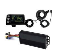Ujjdwiurgh Three Mode Ebike Sine Wave Controller 40A 36V/48V/52V with S866 LCD Color Display SM Connector 2000W Motor