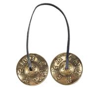 Ujjdwiurgh Tibetan Cymbals Meditation Bells 6.5 cm Meditation Chime Bells,Meditation Yoga Bell for Percussion Instrument