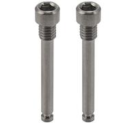Ujjdwiurgh Titanium Bolts for Bicycle Disc Brake Pad Threaded Pin Inserts Screw for XT R XT Hydraulic Disk Caliper-Titanium