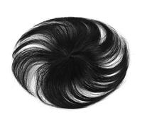 Ujjdwiurgh Topper Wig with Bangs Increase the Amount of the Top of the Head to Cover the White Hair Hairpiece A