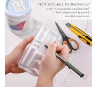 Ujjdwiurgh Touch Up Paint Container Touchup Cups Paint Storage Cups with Lids Paint Storage Containers Airtight Paint Container 4Pc