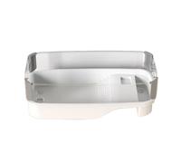 Ujjdwiurgh Transparency Turtle Tank House with Areas to Breed Feed Swim Bask Enclosure Water Cage Reptile Habitat White Type