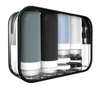 Ujjdwiurgh Travel Bottles for Toiletries for Conditioner, Shampoo, Lotion & Body Wash Silicone Containers Kit