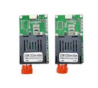 Ujjdwiurgh TTL Fiber Optical Transceiver Module, 40KM UART/SBUS to Fiber Terminal for Drone FC RX/TX/AV/VCC/GND