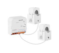 Ujjdwiurgh Tuya Zigbee Smart Energy Meter 2 Clamp 2 Phase Max Real-Time Power Monitoring Up to 120A Maximum Current Capacity