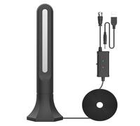 Ujjdwiurgh TV Antenna 4K1080p Indoor Digital HD Upgraded Full 360° Signal Reception Digital Antenna for Local Channels