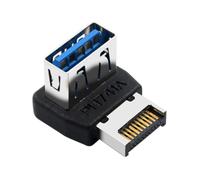 Ujjdwiurgh Type E Converter TYPE-E to USB Converter USB3.1 TYPE-E 90 Degree Converter PH741A
