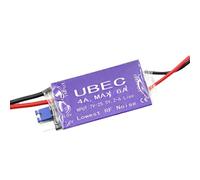 Ujjdwiurgh UBEC Voltage Regulator for RC Airplanes Output 5V/6V Max 12A for 2-6S Lipo Input Switch Model BEC 4A