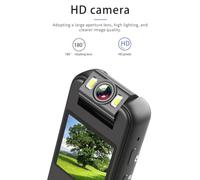 Ujjdwiurgh Ultra High Definition 4K Camera Mini Action Camera Wireless WiFi Hotspot Law Enforcement Recorder