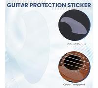Ujjdwiurgh Ultra-Thin Ukulele Pickguard Guitar Scratch Plate Pick Guard Transparent Ukulele Mini Guitarra Protection Sticker-S