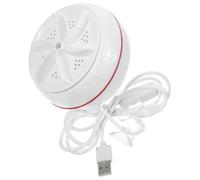 Ujjdwiurgh Ultrasonic Turbo Portable Washing Machine Mini Washer with USB Connection Ideal for Home, Business, Travel, College, House, RV