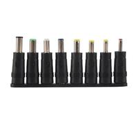 Ujjdwiurgh Universal 1 set = 8pcs / set 5pin Jack Plugs DC for Laptop AC Power Adapter Tips Connectors for Computer Notebook