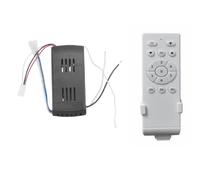 Ujjdwiurgh Universal Ceiling Fan Remote Control Kit 6-Speed Timing Low Voltage 40w Dc Fan Light Driver Controller