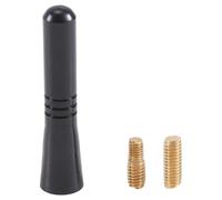 Ujjdwiurgh Universal Top Roof Short Whip Screw Antenna Extension for Car Radio (Black)