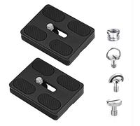 Ujjdwiurgh Universal Tripod Quick Release Plate, Arca Plate for DSLR Camera Tripod Ballhead(PU-50)