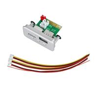 Ujjdwiurgh Upgrade Bluetooth 5.0 Car Radio MP3 Player 5V 12V WMA Decoder Board Audio Module FM TF USB 3.5mm AUX for Cars Silver