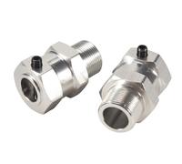 Ujjdwiurgh Upgrade Hex Hub Set for 1/5 KM ROVAN Baja 5B RC CAR PARTS-Rear