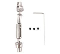 Ujjdwiurgh Upgrade Metal CVD Drive Shaft for D12 C24 C34 B14 B24 B16 B36 MN D90 MN99S RC Car Parts Accessories,Silver