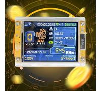 Ujjdwiurgh Upgraded + Case 950KH/S Harshrate Bitcoin Solo Lottery Miner with 2.8 Inch Display Crypto Mining Unit NMMiner