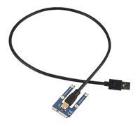 Ujjdwiurgh USB 3.0 Mini PCI-E to PCIe PCI Express 1X to 16X Extender Riser Card Adapter Extension Cable for Mining