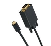 Ujjdwiurgh USB 3.1 Type-C to VGA Conversion Cable - Connect Your Mobile Phone or Laptop to A VGA Monitor, Projector, or TV with Ease
