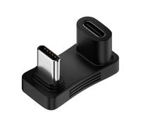 Ujjdwiurgh USB 3.2 Type-C Female to Male 180 Degree U-Shaped 100W Adapter 10Gbps Fast Data Transfer 4K Support OTG