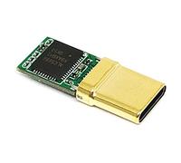 Ujjdwiurgh USB-C Male Plug, Decoder Chip ALC5686, Gold-Plated 1U, 32Bit 384Khz Audio Plug, Fast Charge Connector DIY Adapter