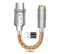 Ujjdwiurgh USB C to 3.5mm Earphone Amplifier Headphone Amp ALC5686 Hifi Digital Audio Decoder AUX Audio Cable Adapter Converter