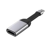 Ujjdwiurgh USB-C Type-C to -Compatible Mini Displayport Flat Cable DP 4K HD Converter Portable