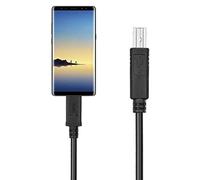 Ujjdwiurgh USB-C USB 3.1 Type C Male to USB2.0 USB B Male Data Cable for Laptop Printer Hard Disk 1m