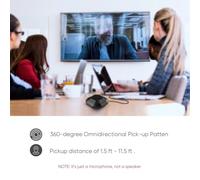 Ujjdwiurgh USB Conference Microphone 360° Omnidirectional Condenser Computer PC Mic with Touch Mute Plug &Play for PC Laptop