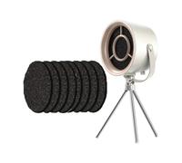 Ujjdwiurgh USB Desktop Range Hoods Portable Exhaust Fan Small Kitchen Hood Extractor Barbecue Large Suction Cooker Hood Milky White