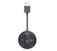 Ujjdwiurgh USB Dongle 2 Headphone Support Bluetooth 5.4 Wireless Audio Transmitter 50M Barrier-Free Stereo Music Adapter USB Connect