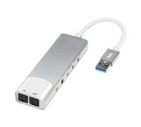 Ujjdwiurgh USB External Audio Converter External Audio Card 5.1 Channel Headphone Adapter Sound Card SPDIF for PC Computer