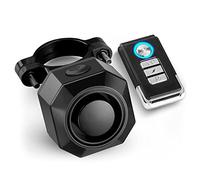 Ujjdwiurgh USB Rechargeable Bike Alarm with Remote, 110DB Loud Wireless Anti Theft Vibration Motion Sensor Vehicle Security Alarm
