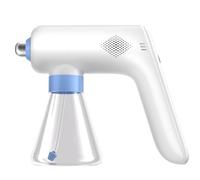 Ujjdwiurgh USB Rechargeable Nanometer Blue Light Disinfection Mini Wireless Electric Sprayer Fogger Machine Home Garden