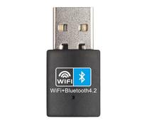 Ujjdwiurgh USB Wifi Bluetooth-Compatible Adapter V4.2 Wireless Network Card Wifi Antenna Transmitter PC Lan Internet Receiver Accessories