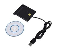 Ujjdwiurgh Usb2.0 Tax Declaration Smart Card Reader Card Reader for Bank Card IC/ID EMV Card Reader for 7 8 10 for Linux OS USB- ISO 7816