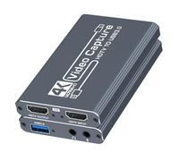 Ujjdwiurgh USB3.0 4K -Compatible Video Capture Card 1080P 60fps HD Recording Device Grabber for Live Streaming Gaming Applications