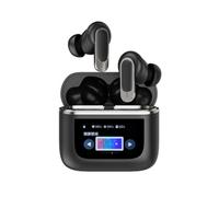 Ujjdwiurgh V8 Wireless In-Ear Headphones Earbuds ANC Noise Cancelling Headphone in Ear Touch Screen Controls Headset Black