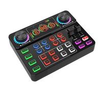 Ujjdwiurgh V8spro New Sound Card for Computer Recording Live Podcast Music/Broadcast Equipment for DJ Device Disco