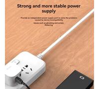 Ujjdwiurgh VGA to Converter Adapter with Power AV and Audio Output for PC, /, Set Top Box, TV, Monitor B