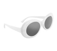 Ujjdwiurgh Vintage Oval Sunglasses Women Retro Sunglass Man Fashion Female Male EyewearUV400 Sun glass White S17022