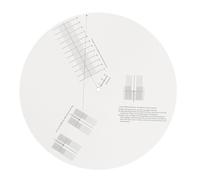 Ujjdwiurgh Vinyl Record Pickup Calibration Plate Distance Gauge Protractor Adjustment Tool forTurntable