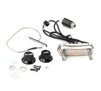 Ujjdwiurgh Violin Pickup Piezo Transducer Bridge Set with Tone Volume Knob for Violin Parts
