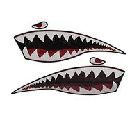 Ujjdwiurgh Waterproof PVC Decal Teeths for Kayak Boat Car Truck Stickers