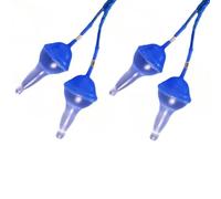 Ujjdwiurgh Waterproof Silicone Inflatable Earplugs 2 Pair Self-Adapting Reusable Earplug for Sleep Plug