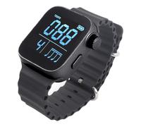 Ujjdwiurgh Wearable Vibrating Metronome Sport Running Beat Counting Watch Adjustable Strap for All Guitar Piano Drums