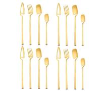 Ujjdwiurgh Western Stainless Steel Tableware, Fork and Spoon Hanging Wall Hanging Cup Knife and Fork Spoon Tableware